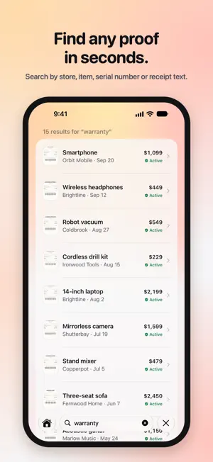Receipt Organizer - Proofy screenshot 4