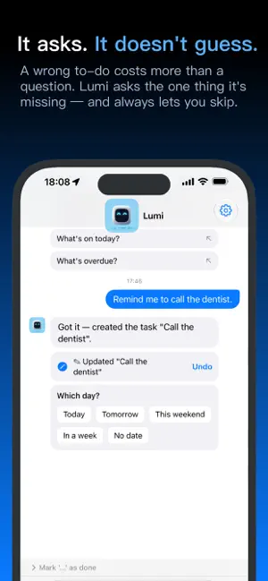 Lumi: Chat To-Do & Reminders screenshot 4
