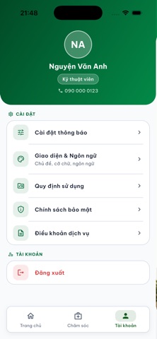 Thân Tâm Partner screenshot