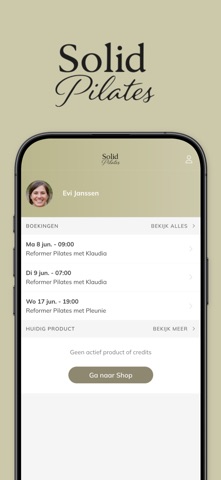 Solid Pilates iPhone screenshot