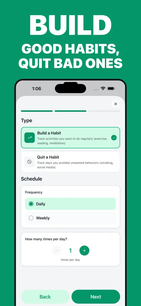 Habit Tracker - HabitGate  习惯追踪工具应用截图