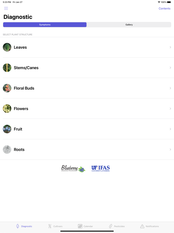 Screenshot #5 pour UF Blueberry Growers Guide