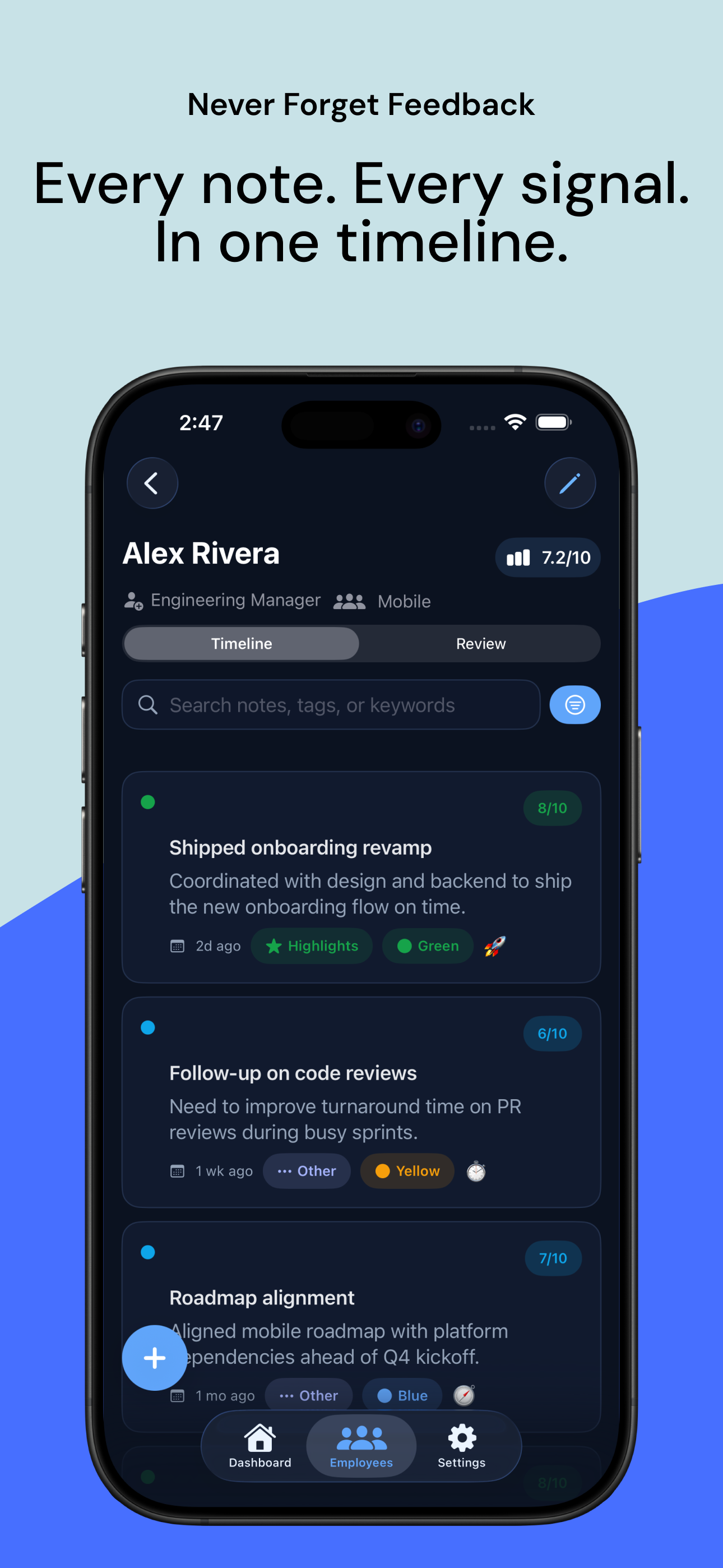 Managely - Performance Tracker screenshot 6