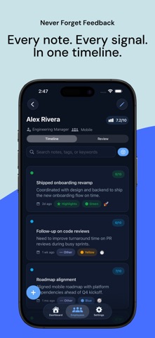 Managely - Performance Tracker Screenshot 6 of 10