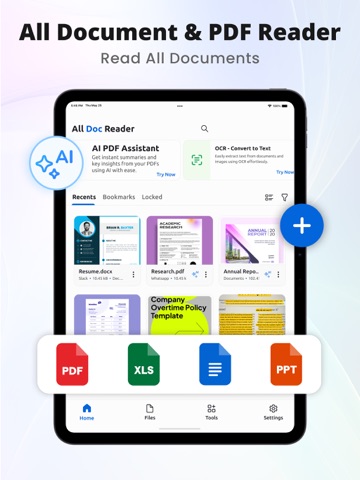 PDF Reader, Editor & Scanner ipad screenshot 2