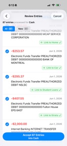 Cashflow Calendar screenshot