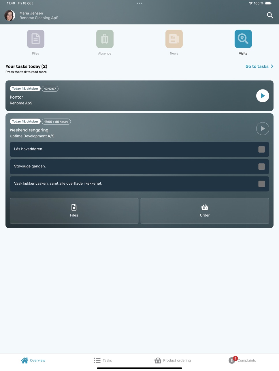 iPad screenshot