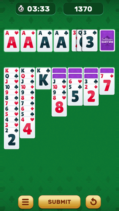 EasyWin: Real cash solitaire Screenshot