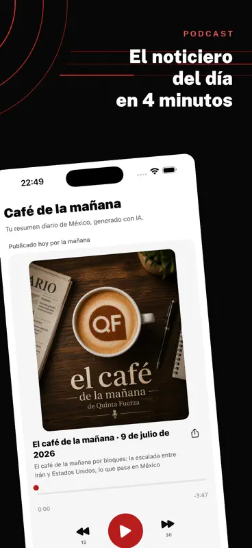 Quinta Fuerza: Noticias screenshot 3 of 6