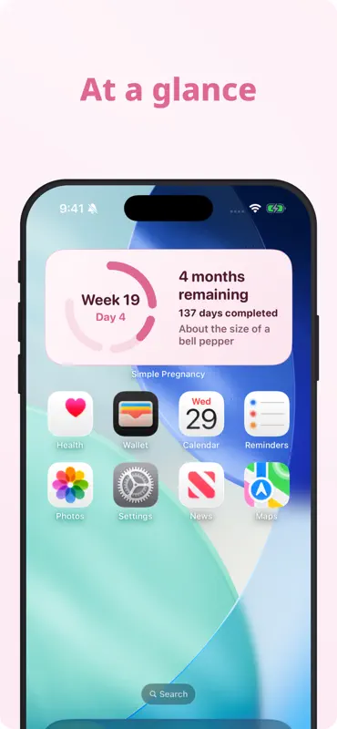 Simple Pregnancy Widgets screenshot 8 of 8