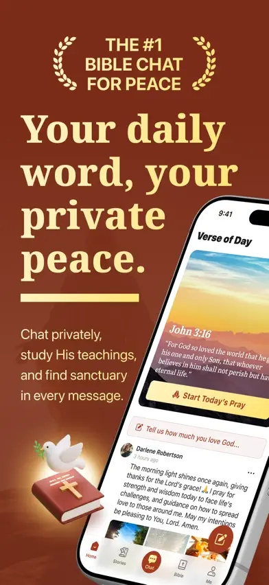 Bible Vod: Audio& Bible Chat screenshot 1