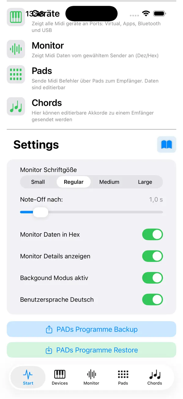 Screenshot #2 pour MidiAnalyzer