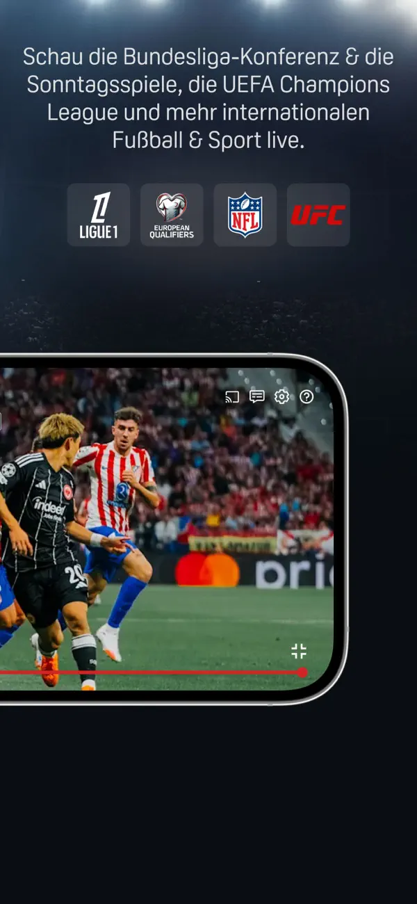 DAZN: Sport Live Streaming iPhone App Screenshot 4 – Sport
