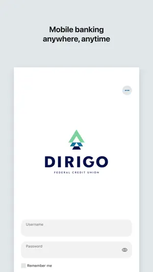 Dirigo FCU Mobile Banking screenshot 1