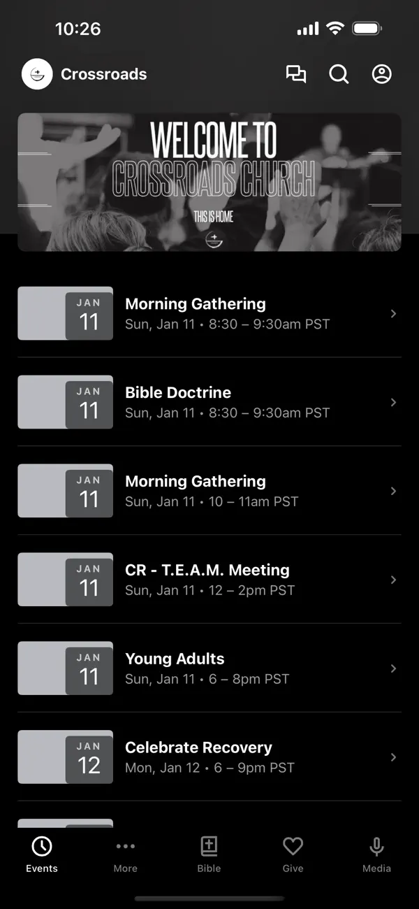 Screenshot #1 pour Forest Grove Assembly of God