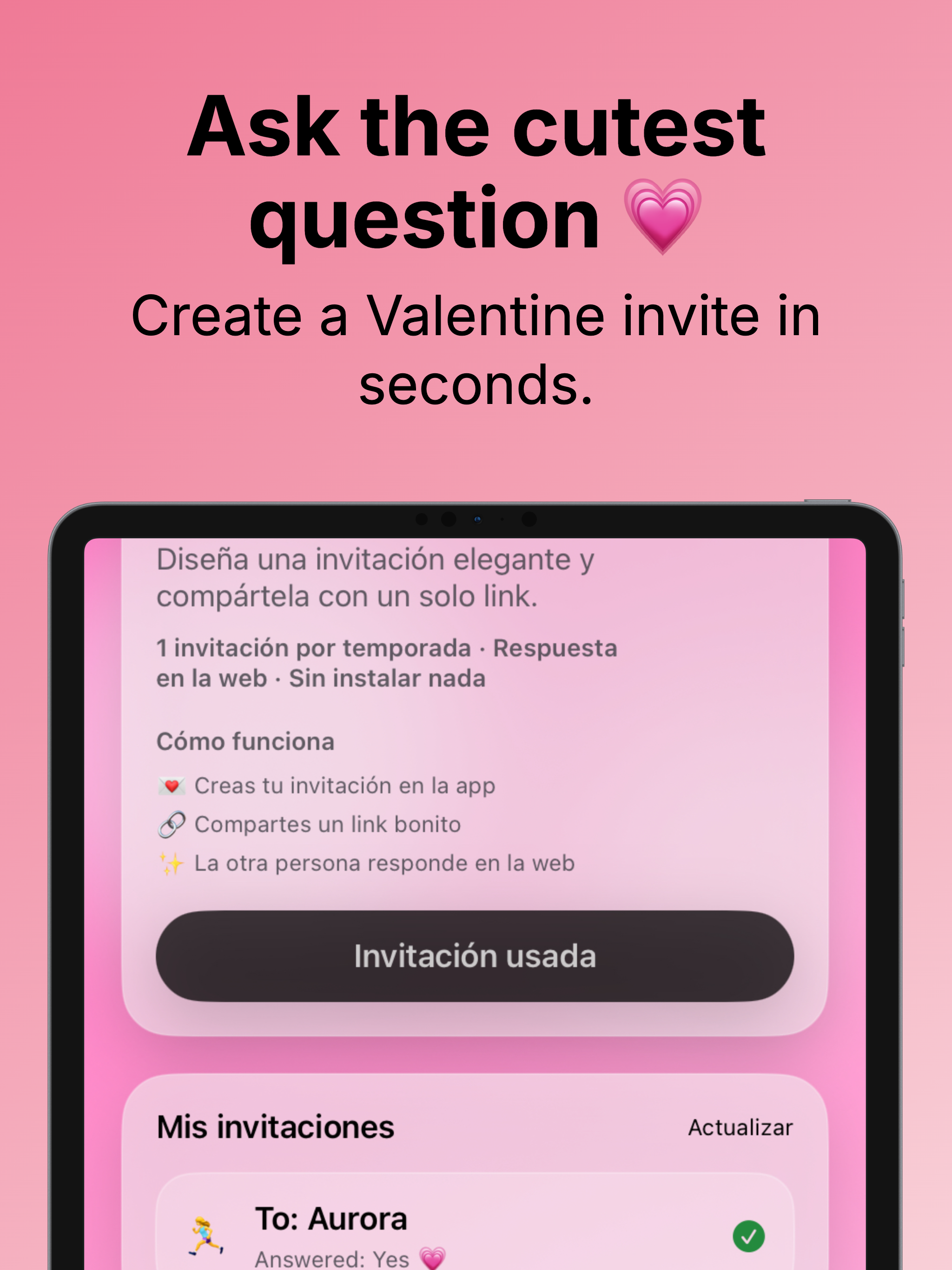 BeMyV: Valentine's Invitation screenshot 6