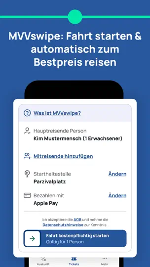 Screenshot von MVGO auf dem iPhone 3