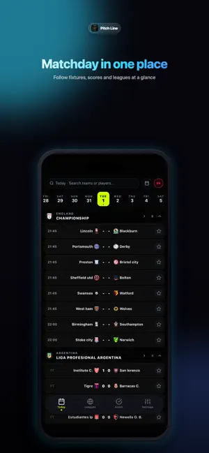 Pitch Line: Live Soccer screenshot 2