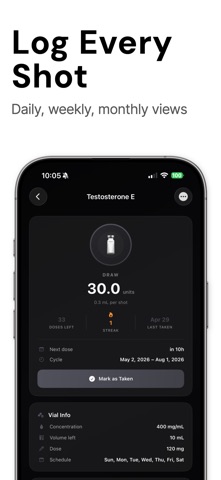 My TRT App screenshot