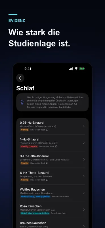 HzLab: Solfeggio & Rauschen screenshot 3 of 6