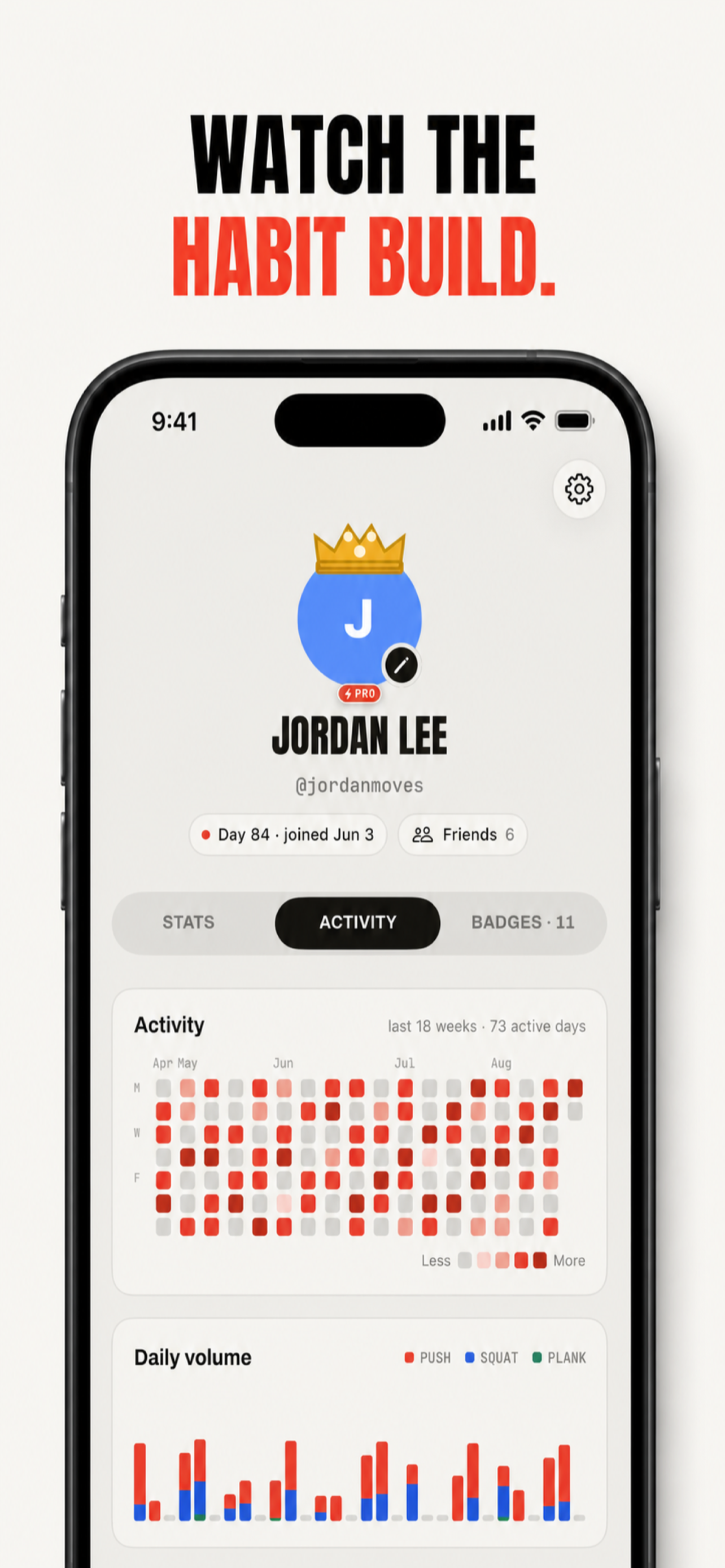 Rep Ref: Pushup & Squat Log screenshot 7