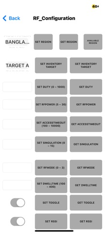 RFR901 APP screenshot