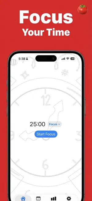 Pomodoro+ Focus Timer screenshot 1