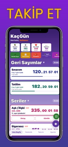 KaçGün — Alışkanlık Takipçisi screenshot