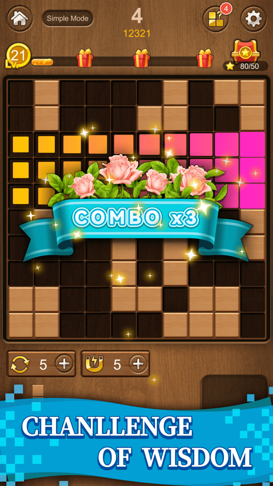 #2. Wood Block Puzzle :Brain Game (iOS) 由: TIPTOP GAME LIMITED