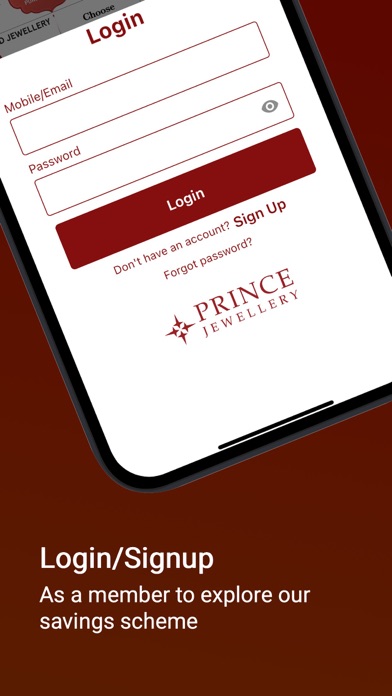 Prince Jewellery Savings Screenshot