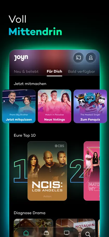 Screenshot 4 di 6 di JOYN Österreichs SuperStreamer