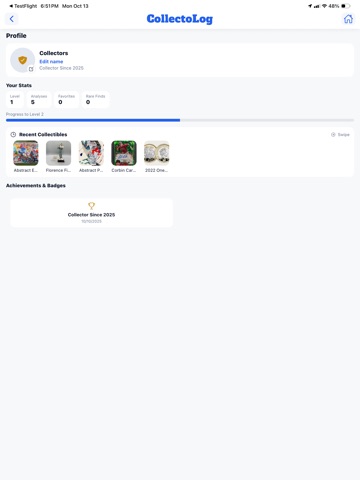 CollectoLog: AI Collector App iPad screenshot