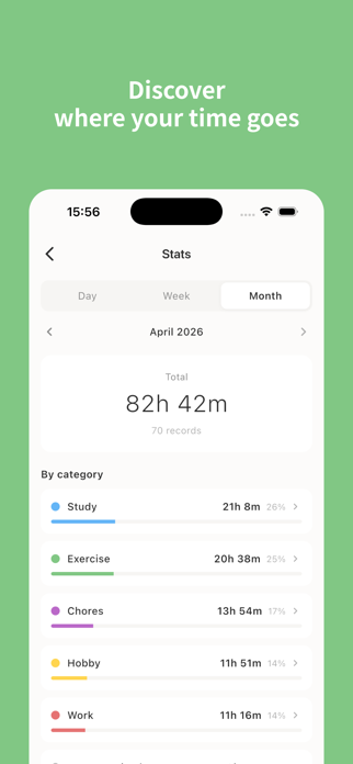 Kiroku - Time Log Screenshot 3 of 5