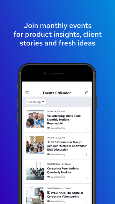 Benevity Community Screenshot