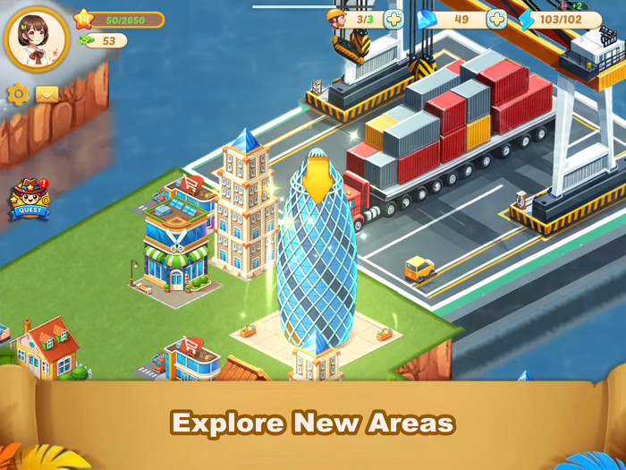 Merge Town - New World