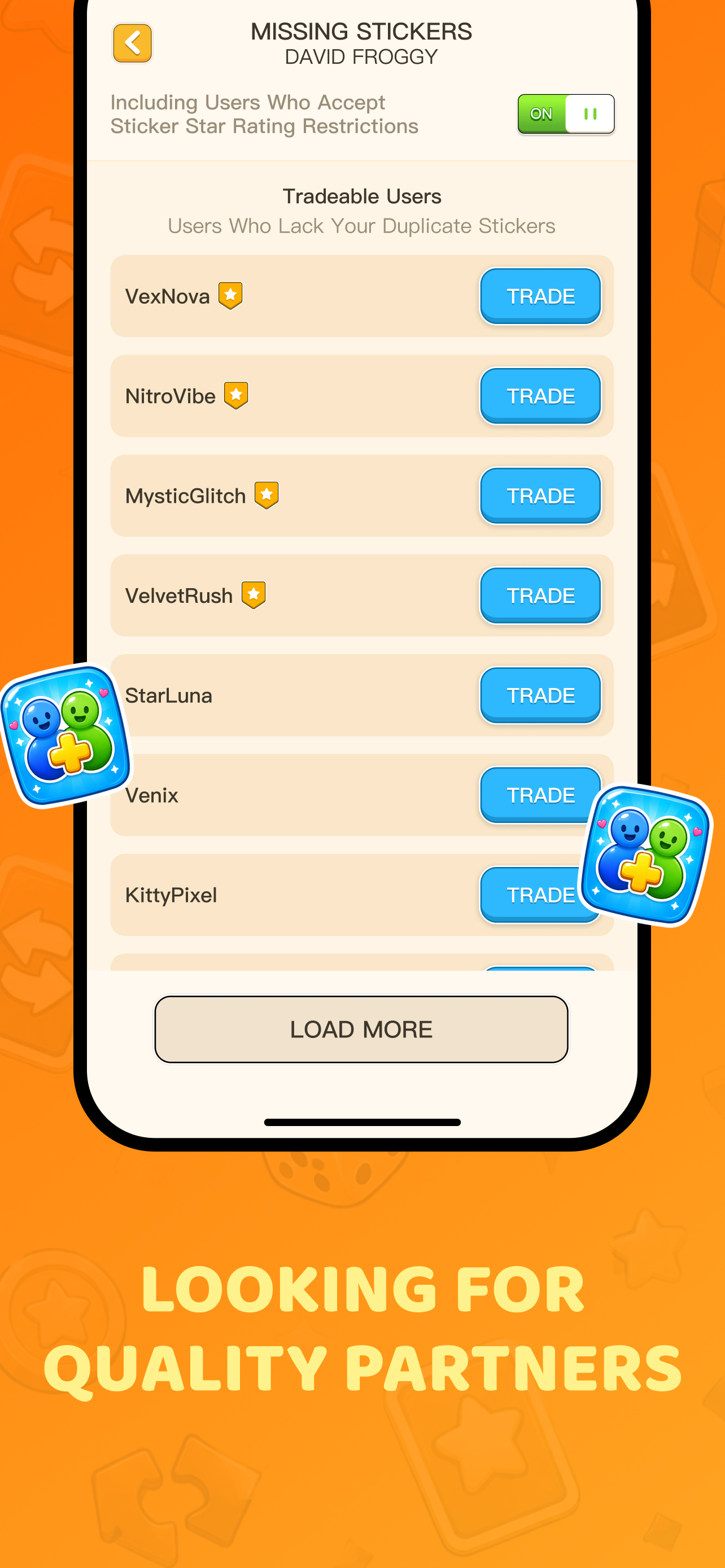 Swap Go！Sticker & Dice Rewards