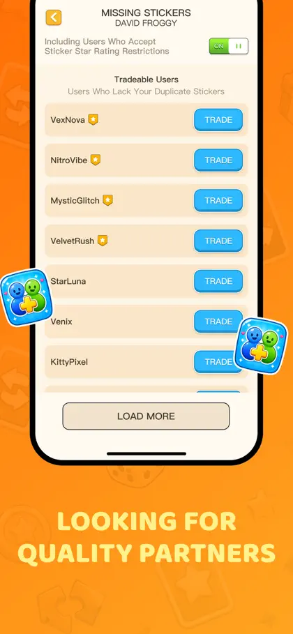 Screenshot 5 di 6 di Swap Go！Sticker & Dice Rewards