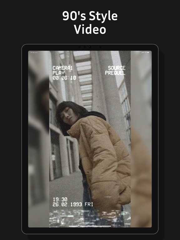 VHS Camera: Retro 90s Video iPad screenshot 2 - Utilities app