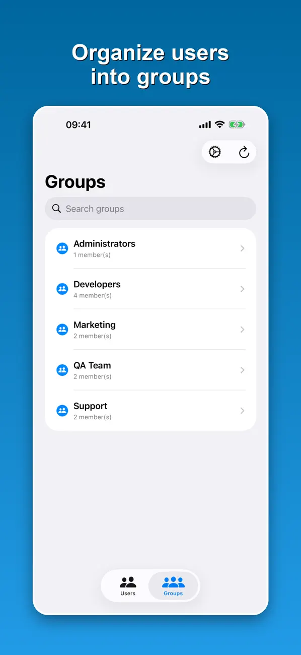 Screenshot #3 pour NC User Admin
