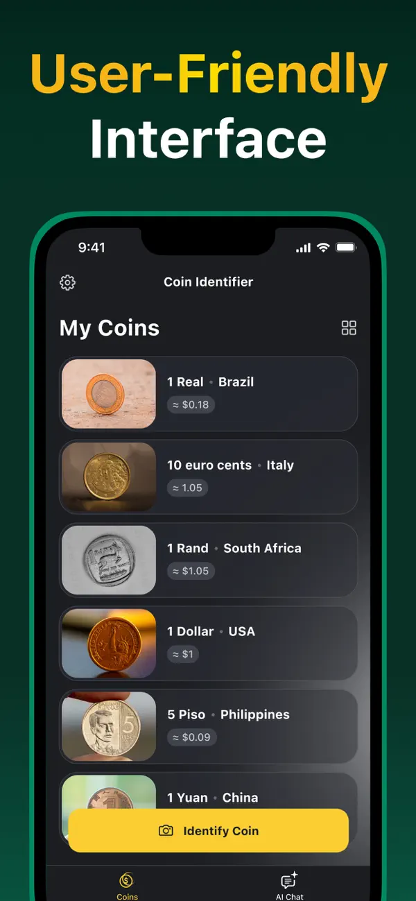 #5. Coin+ Identifier . (iOS) Ved: Livintis W.L.L.