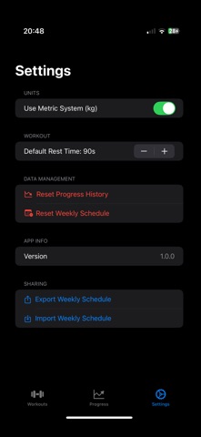 WorkoutMaker screenshot