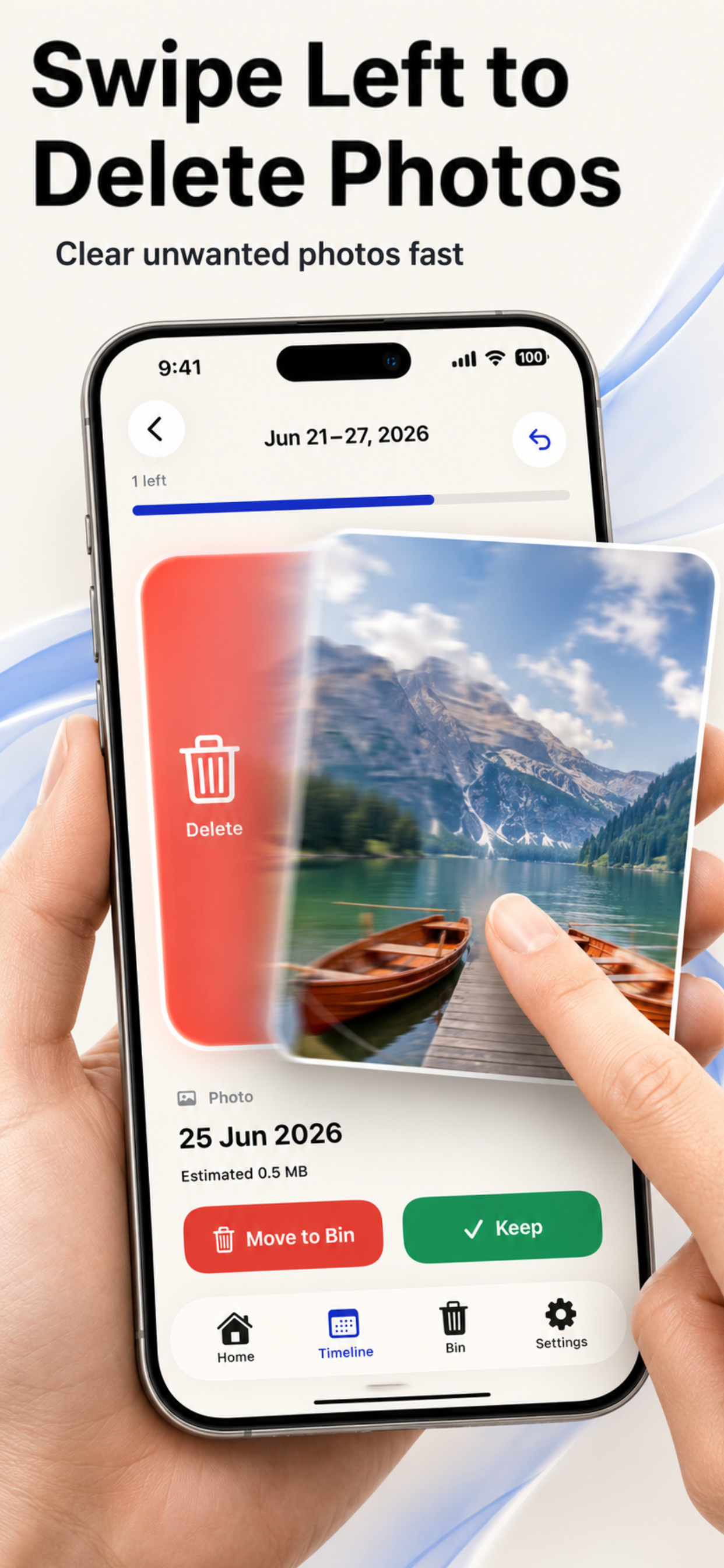 Photo Delete Swipe Pro screenshot 2