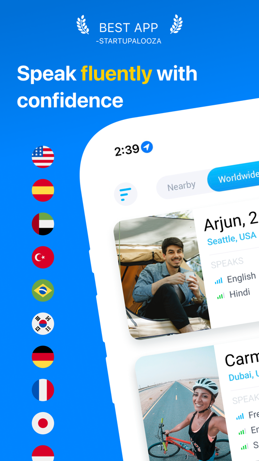 #1. Idyoma: Language Exchange (iOS) 由: Idyoma, LLC