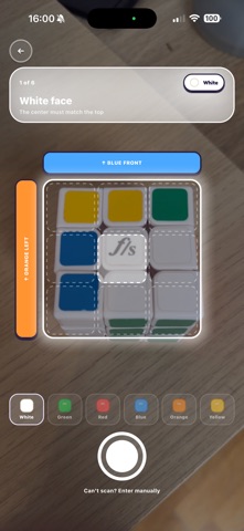 Cubie Solver iPhone screenshot