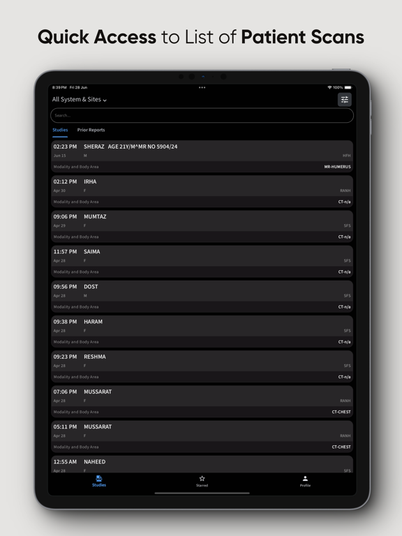 RadioView.AI iPad screenshot 2 - Medical app