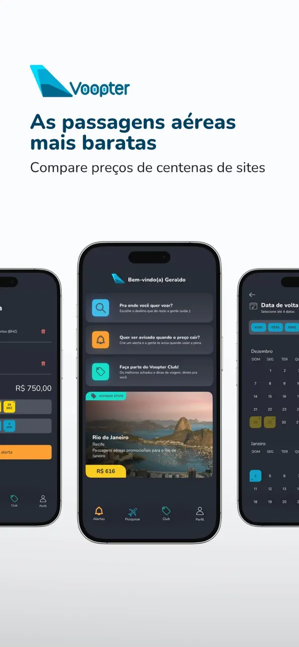 Screenshot #1 pour Voopter - Preços de Voos