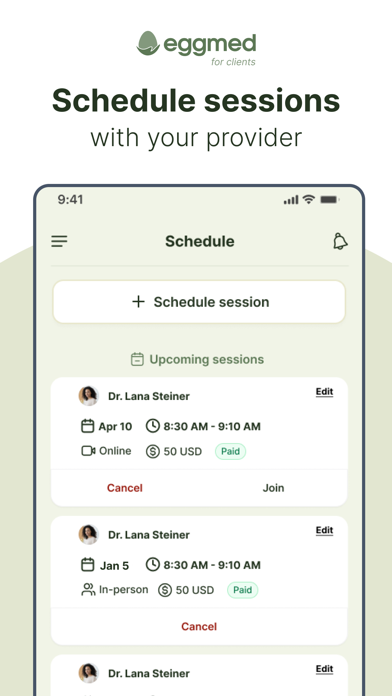 Eggmed iPhone screenshot 7 - Medical app