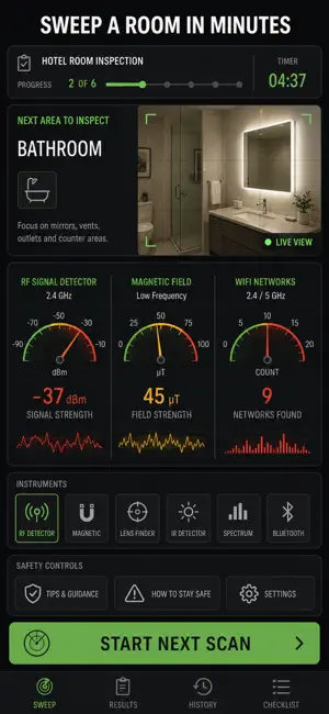 Spy Cam Detector: Bug Radar screenshot 1