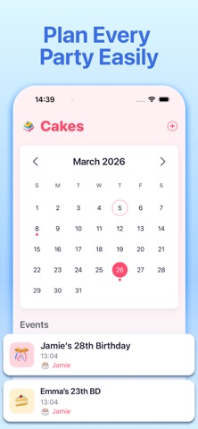 Cakes: Birthday Countdown Screenshot 2 of 7