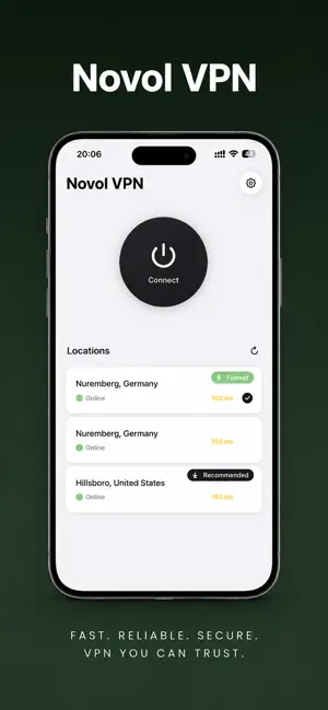 Novol VPN: Fast & Secure screenshot 1